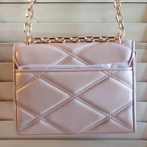 Michael Kors Pink Quilted Crossbody Bag - Picture 4 of 10